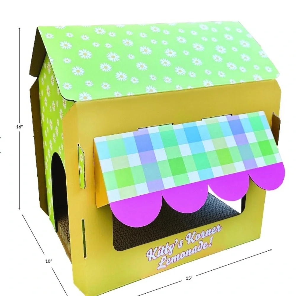 Meow Lemonade Stand Cat House
